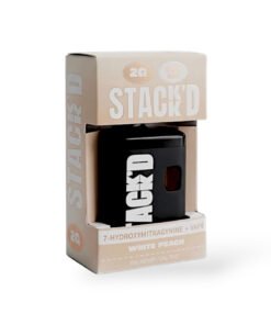 Stack'd 7- Hydroxymitragynine Vape 200mg White Peach 2g