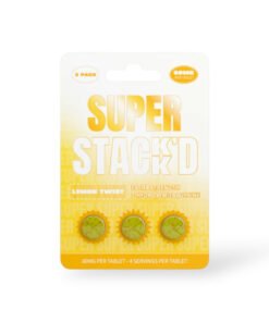SUPER STACK’D Extra Strength 7-Hydroxymitragynine Tablets Lemon Twist 60mg Per Tablet