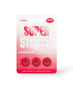 SUPER STACK’D Extra Strength 7-Hydroxymitragynine Tablets Watermelon 60mg Per Tablet